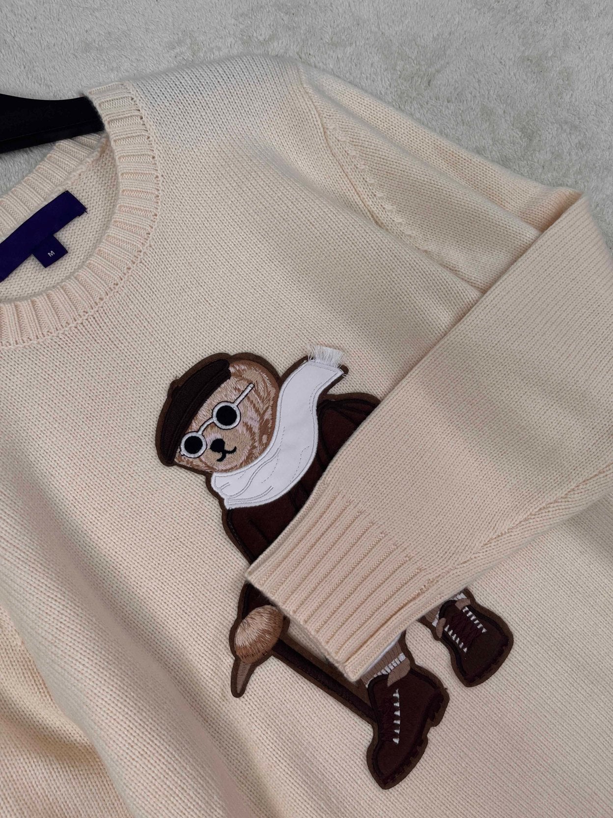 Jersey de Cachemira con Polo Bear