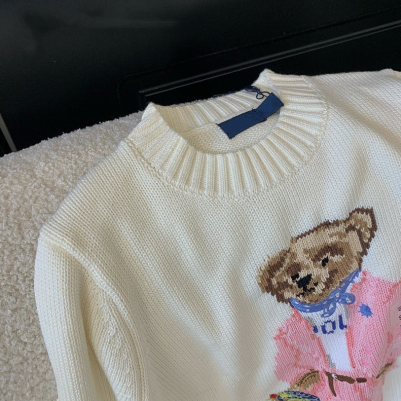 Jersey de Punto con Intarsia y Diseño de Osito de Polo Bear de Picnic