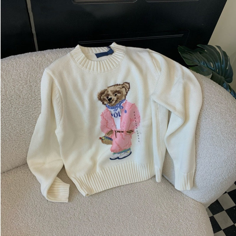 Jersey de Punto con Intarsia y Diseño de Osito de Polo Bear de Picnic