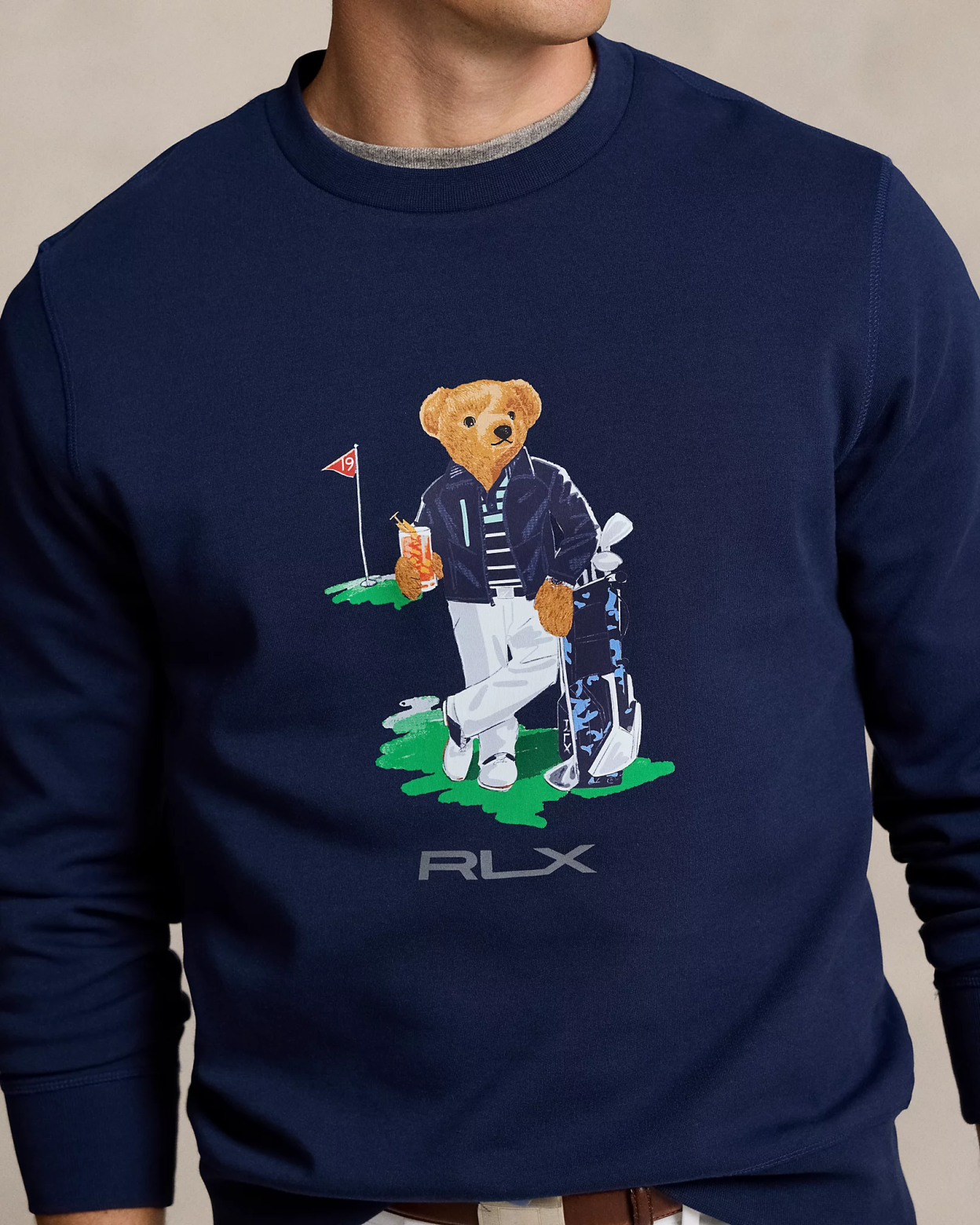 Sudadera sin capucha Polo Bear Golf