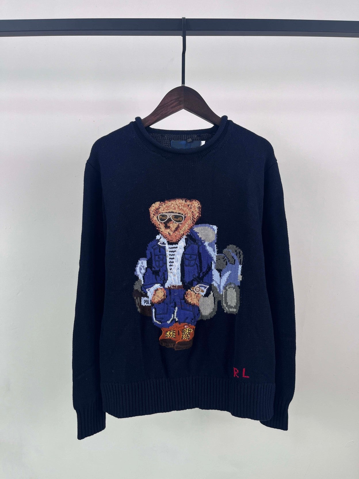 Pull en coton avec Polo Bear